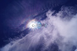 云,天空,太陽