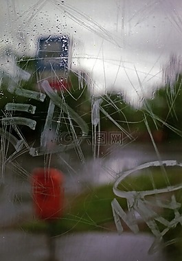 雨,巴士站,總線
