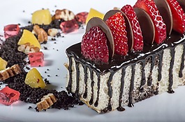 甜點(diǎn),草莓,食品