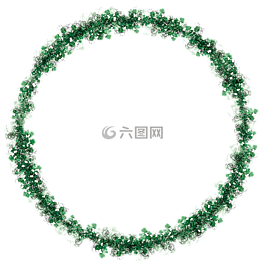 花圈,綠色,葉子