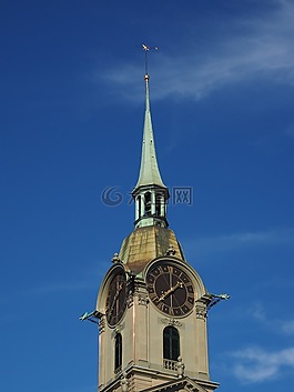 教会,尖顶,heiliggeistkirche