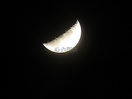 月亮,光明,夜