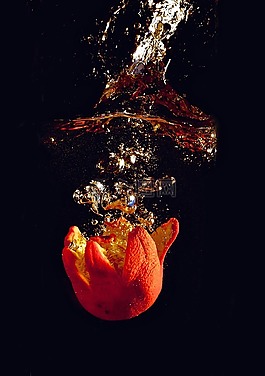 啟動畫面,橙色,水