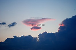 天空,云,太陽