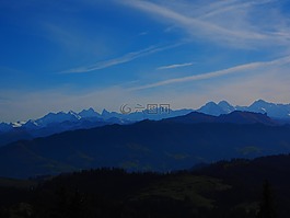 高山,阿爾卑斯山全景圖,青春痘