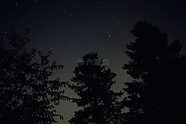 星星,夜,天空