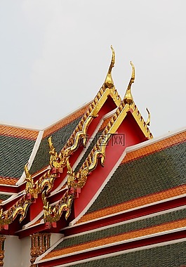 廟,屋頂,寶塔
