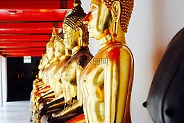 曼谷,佛,黃金