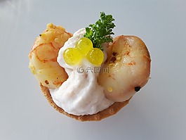 臥榻,食品,蝦