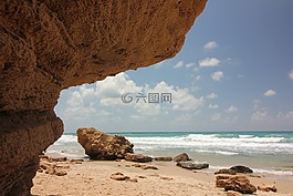 天空,云,海