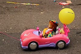 玩具車,嘉年華,小丑