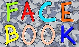 facebook,字母,跡象