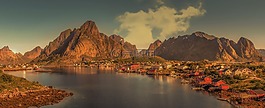 lofoty,该群岛的,挪威