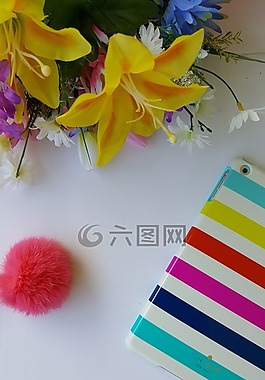 鮮花,條紋,ipad