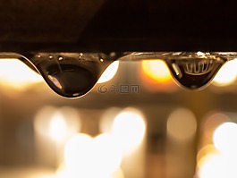 水滴,黑暗,夜