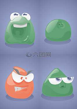 心情,blob,粘性的