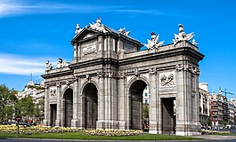 马德里,纪念碑,puerta alcalá de