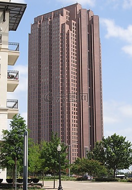達拉斯,天際線,建筑物