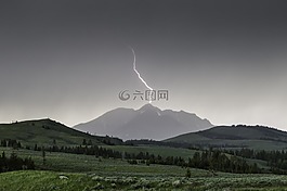閃電,雷暴,風暴