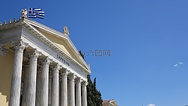雅典衛(wèi)城,寺廟,天空