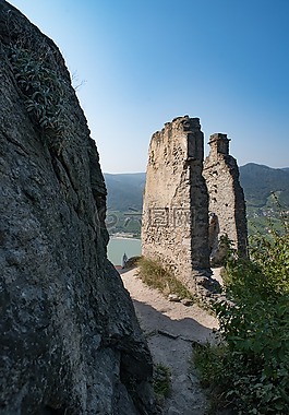 廢墟,景觀,巖