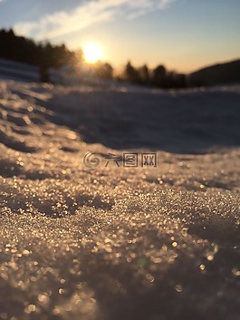 雪,水晶,弗羅斯特