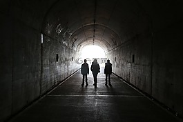 隧道,家庭,人
