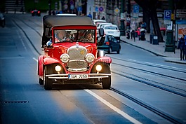 汽車,oldtimer,聚光燈