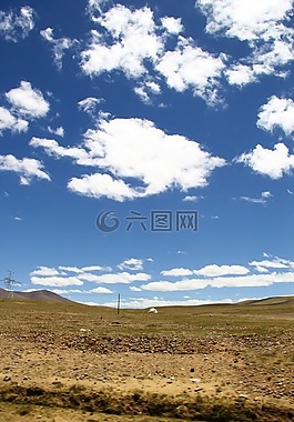 西藏,風景,天空