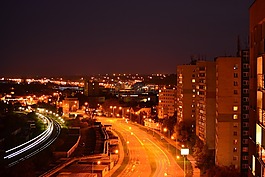 城市,夜,黑暗