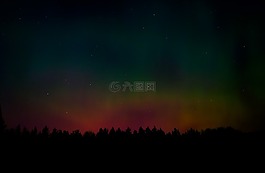 北極光,夜,天空