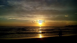 天空,黎明,溶膠