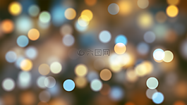 散景,光,圣诞节