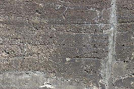 混凝土,石墻,老