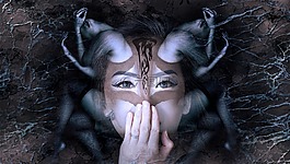 幻想,肖像,女子