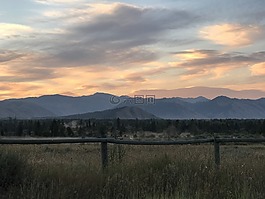 山,國家,天空
