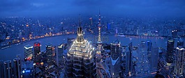 上海,janmao塔,全景