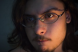 男子,眼鏡,頭發(fā)