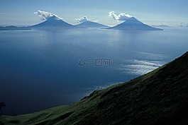 离岛,链,山
