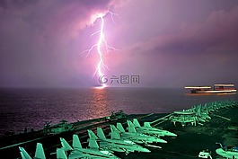 閃電,螺栓,電力