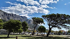 克羅地亞,山,omis