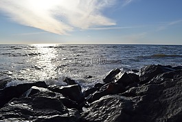 海,海灘,假期