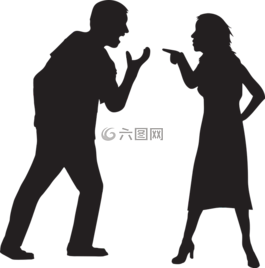 側(cè)影,夫婦,人男子