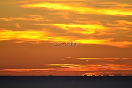 天空,云,紅色