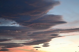 天空,云,紅色