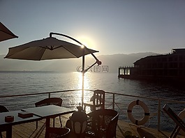 風景,海邊,休閑