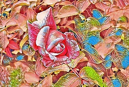 花,玫瑰,植物區(qū)系
