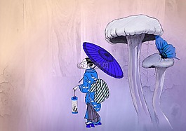亚洲,艺伎,日本