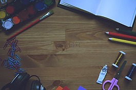 漆,筆記本,畫(huà)筆