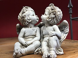 天使,雕塑,雕像